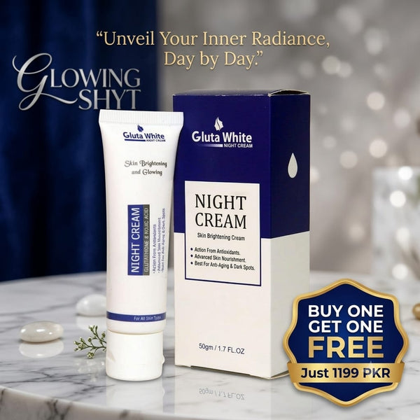 Gluta White Night Cream – Buy 1 Get 1 FREE!